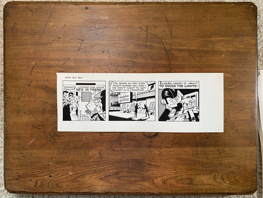 Dick Tracy Daily 5/30/80 Original Art Illustration | Fletcher Studio