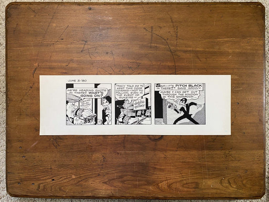 Dick Tracy Daily 6/3/80 Original Art Illustration | Fletcher Studio