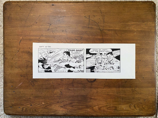Dick Tracy Daily 9/20/80 Original Art Illustration | Fletcher Studio
