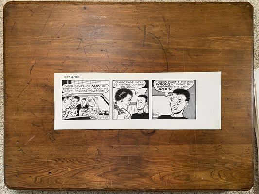 Dick Tracy Daily 10/4/80 Original Art Illustration | Fletcher Studio