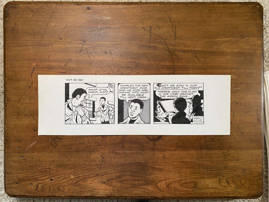 Dick Tracy Daily 10/30/80 Original Art Illustration | Fletcher Studio