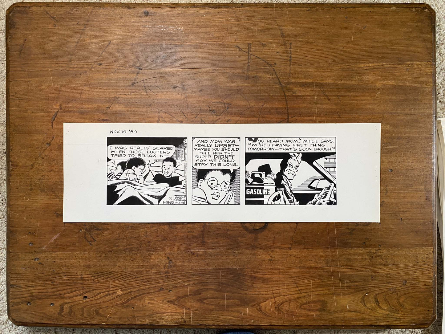 Dick Tracy Daily 11/19/80 Original Art Illustration | Fletcher Studio