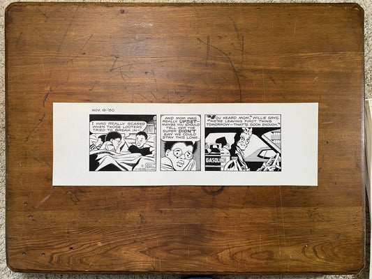 Dick Tracy Daily 11/19/80 Original Art Illustration | Fletcher Studio