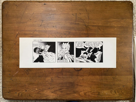 Dick Tracy Daily 11/22/80 Original Art Illustration | Fletcher Studio