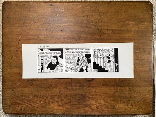 Dick Tracy Daily 11/28/80 Original Art Illustration | Fletcher Studio