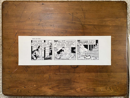 Dick Tracy Daily 11/29/80 Original Art Illustration | Fletcher Studio