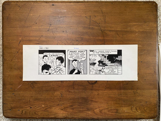 Dick Tracy Daily 12/1/80 Original Art Illustration | Fletcher Studio
