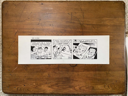 Dick Tracy Daily 12/15/80 Original Art Illustration | Fletcher Studio