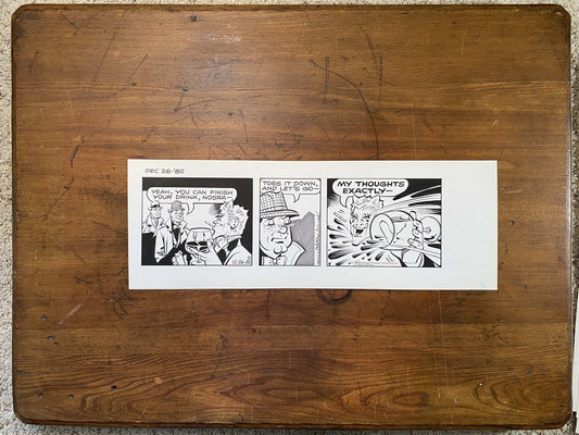 Dick Tracy Daily 12/26/80 Original Art Illustration | Fletcher Studio
