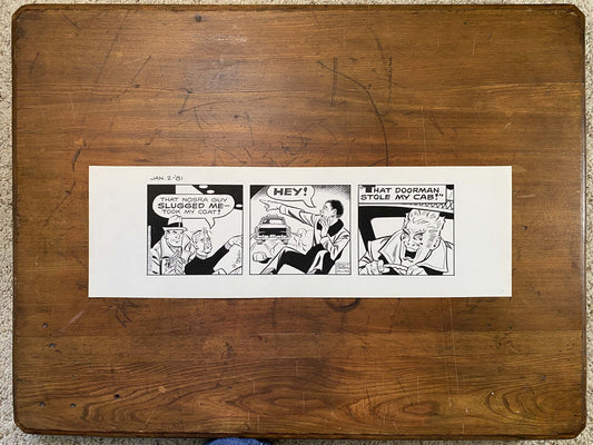 Dick Tracy Daily 1/2/81 Original Art Illustration | Fletcher Studio