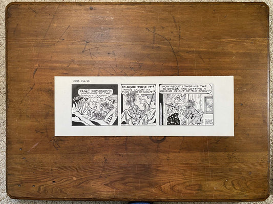 Dick Tracy Daily 2/24/81 Original Art Illustration | Fletcher Studio