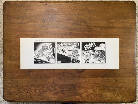 Dick Tracy Daily 4/14/81 Original Art Illustration | Fletcher Studio
