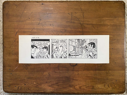 Dick Tracy Daily 5/4/81 Original Art Illustration | Fletcher Studio