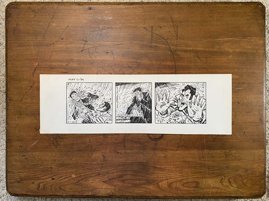 Dick Tracy Daily 5/11/81 Original Art Illustration | Fletcher Studio