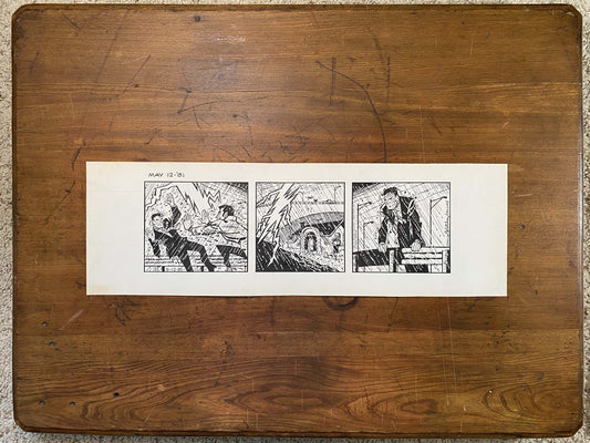 Dick Tracy Daily 5/12/81 Original Art Illustration | Fletcher Studio