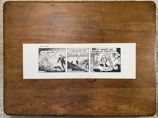 Dick Tracy Daily 5/13/81 Original Art Illustration | Fletcher Studio