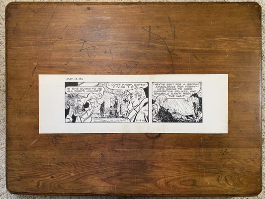 Dick Tracy Daily 5/14/81 Original Art Illustration | Fletcher Studio