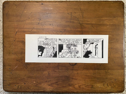 Dick Tracy Daily 6/2/81 Original Art Illustration | Fletcher Studio