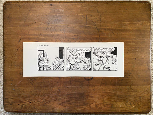 Dick Tracy Daily 6/4/81 Original Art Illustration | Fletcher Studio