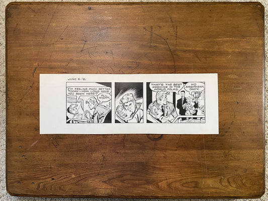 Dick Tracy Daily 6/6/81 Original Art Illustration | Fletcher Studio
