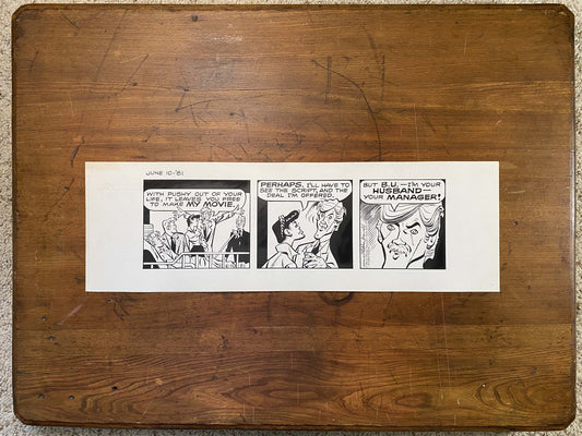 Dick Tracy Daily 6/10/81 Original Art Illustration | Fletcher Studio