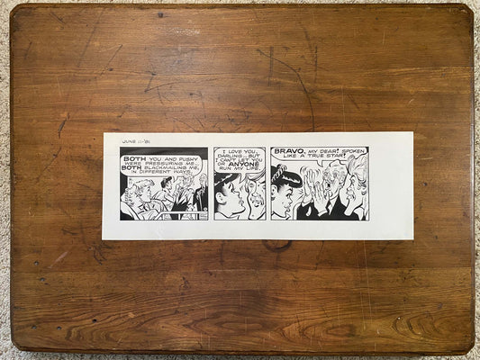 Dick Tracy Daily 6/11/81 Original Art Illustration | Fletcher Studio