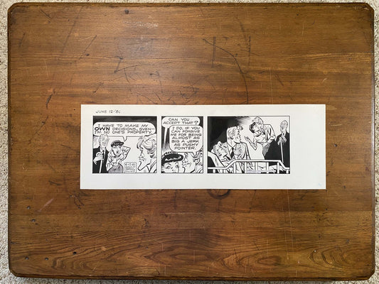 Dick Tracy Daily 6/12/81 Original Art Illustration | Fletcher Studio