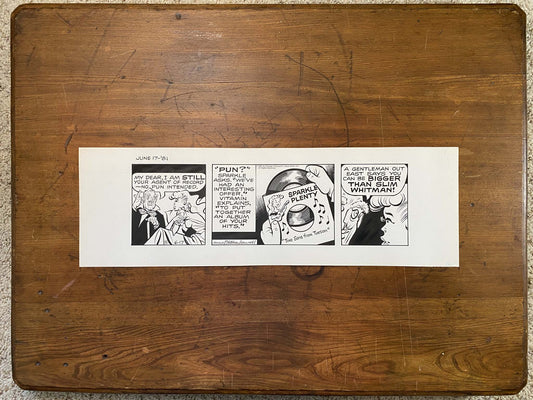 Dick Tracy Daily 6/17/81 Original Art Illustration | Fletcher Studio