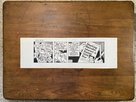 Dick Tracy Daily 6/18/81 Original Art Illustration | Fletcher Studio