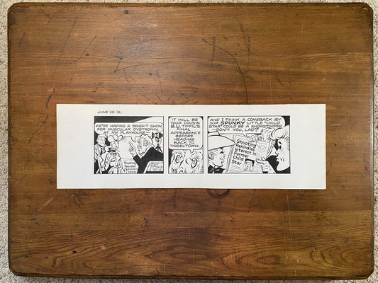 Dick Tracy Daily 6/20/81 Original Art Illustration | Fletcher Studio