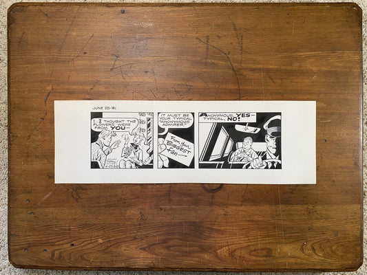 Dick Tracy Daily 6/25/81 Original Art Illustration | Fletcher Studio