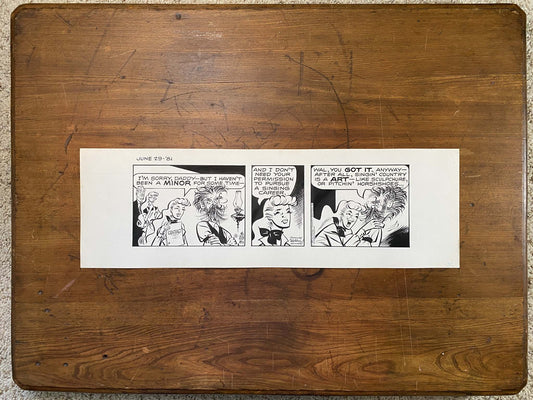 Dick Tracy Daily 6/29/81 Original Art Illustration | Fletcher Studio