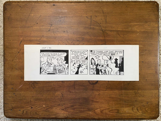 Dick Tracy Daily 7/1/81 Original Art Illustration | Fletcher Studio