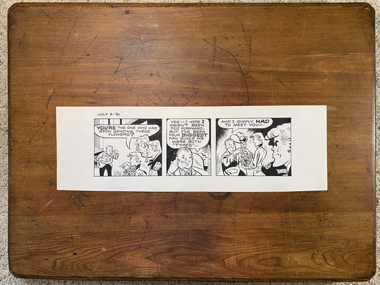Dick Tracy Daily 7/6/81 Original Art Illustration | Fletcher Studio
