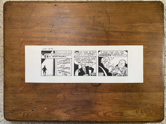 Dick Tracy Daily 7/13/81 Original Art Illustration | Fletcher Studio