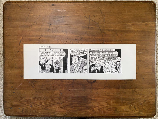 Dick Tracy Daily 7/17/81 Original Art Illustration | Fletcher Studio