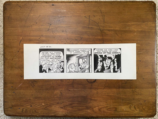 Dick Tracy Daily 7/18/81 Original Art Illustration | Fletcher Studio