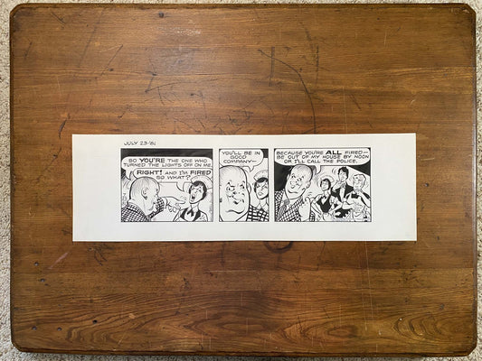 Dick Tracy Daily 7/23/81 Original Art Illustration | Fletcher Studio