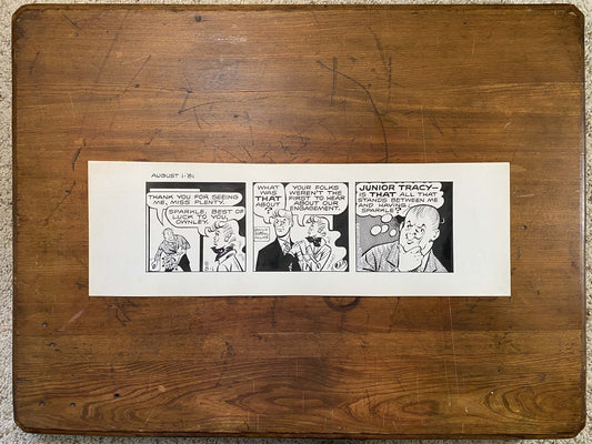 Dick Tracy Daily 8/1/81 Original Art Illustration | Fletcher Studio