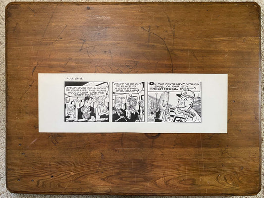 Dick Tracy Daily 8/13/81 Original Art Illustration | Fletcher Studio