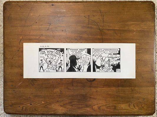 Dick Tracy Daily 8/15/81 Original Art Illustration | Fletcher Studio