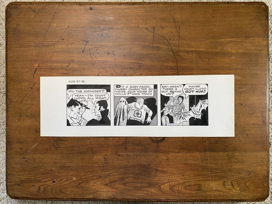 Dick Tracy Daily 8/27/81 Original Art Illustration | Fletcher Studio