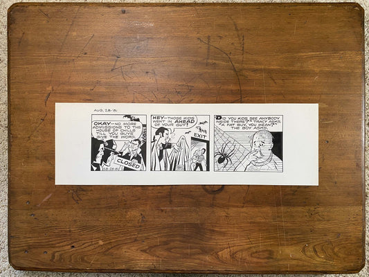 Dick Tracy Daily 8/28/81 Original Art Illustration | Fletcher Studio