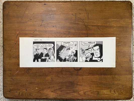 Dick Tracy Daily 9/1/81 Original Art Illustration | Fletcher Studio