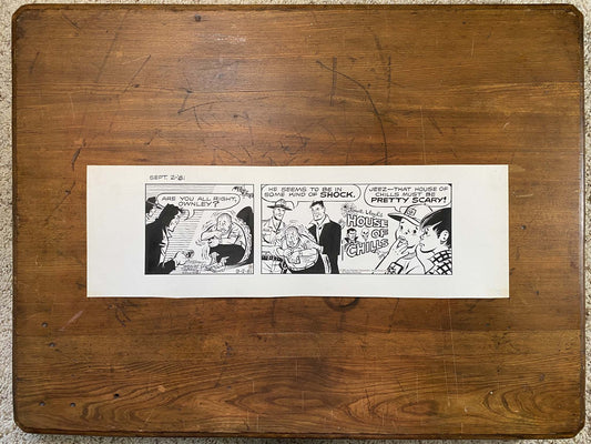 Dick Tracy Daily 9/2/81 Original Art Illustration | Fletcher Studio