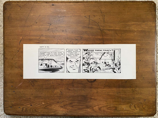 Dick Tracy Daily 9/5/81 Original Art Illustration | Fletcher Studio