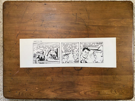 Dick Tracy Daily 9/9/81 Original Art Illustration | Fletcher Studio