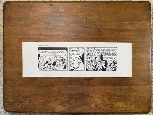 Dick Tracy Daily 9/15/81 Original Art Illustration | Fletcher Studio