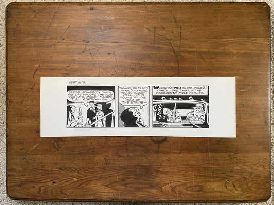 Dick Tracy Daily 9/16/81 Original Art Illustration | Fletcher Studio