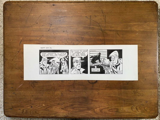 Dick Tracy Daily 9/24/81 Original Art Illustration | Fletcher Studio